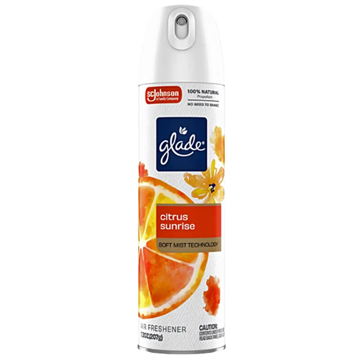 Ambientador Aerosol Glade Coastal Citrus 8 Oz