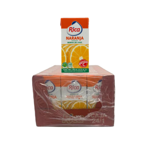 JUGO RICA NARANJA 24/200ML