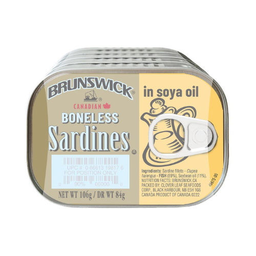 SARDINAS BRUNSWICK PLANA ACEITE 50/106GR