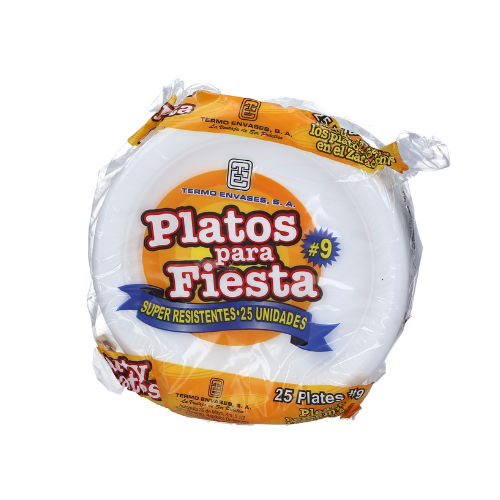 PLATOS TERMO ENVASES #9 1/25 20/25