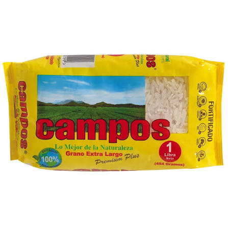 Arroz Premium Grano Extra Largo Campos 1 Lb