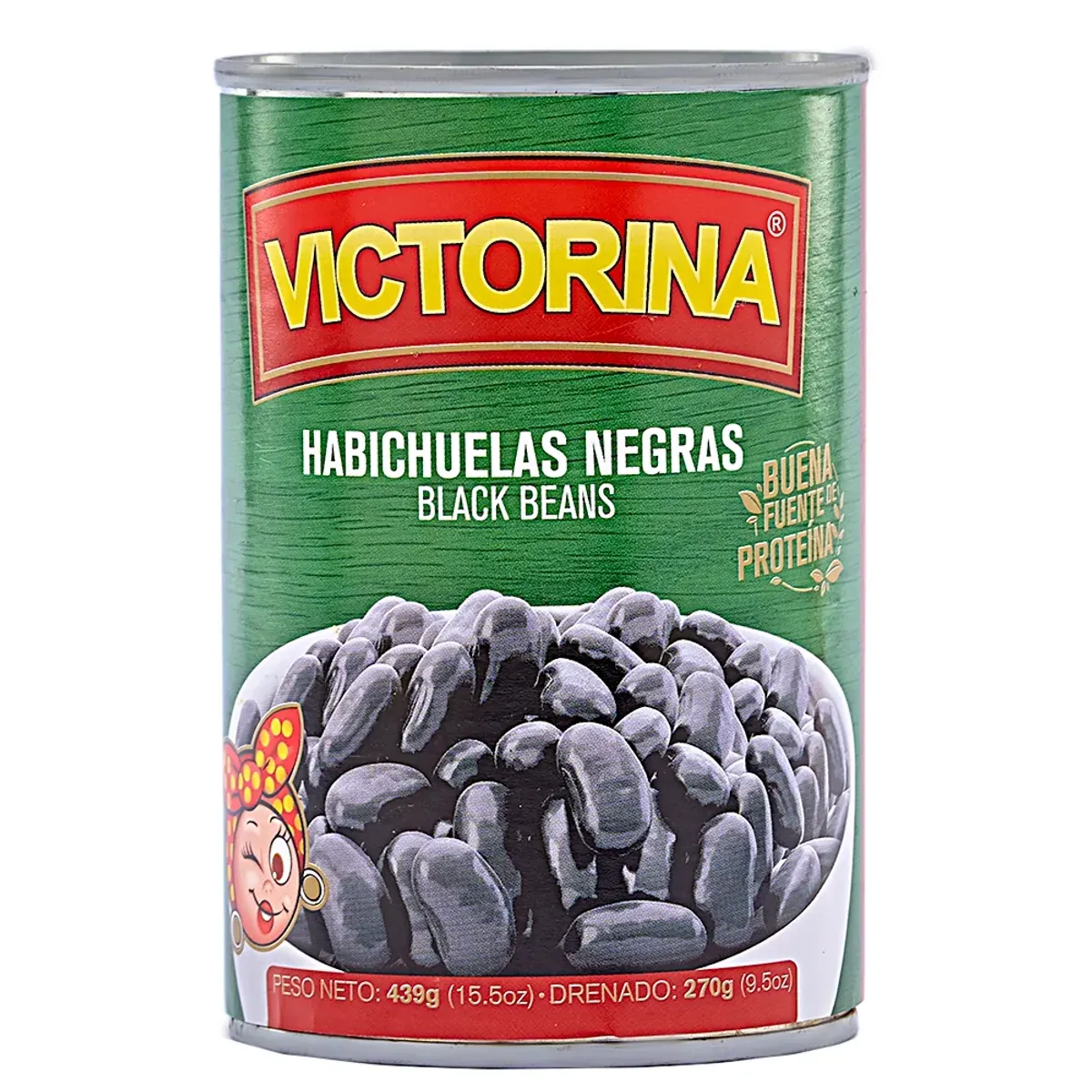 Habichuela Negra Victorina 15 Oz